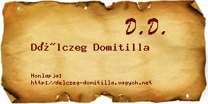 Délczeg Domitilla névjegykártya